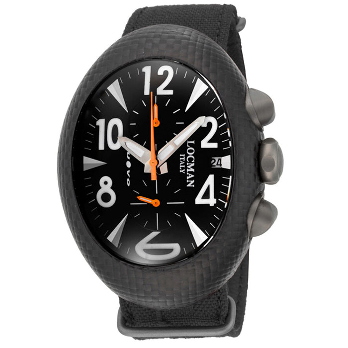 Locman Men's Nuovo Black Dial Watch - 100BKCRBQ