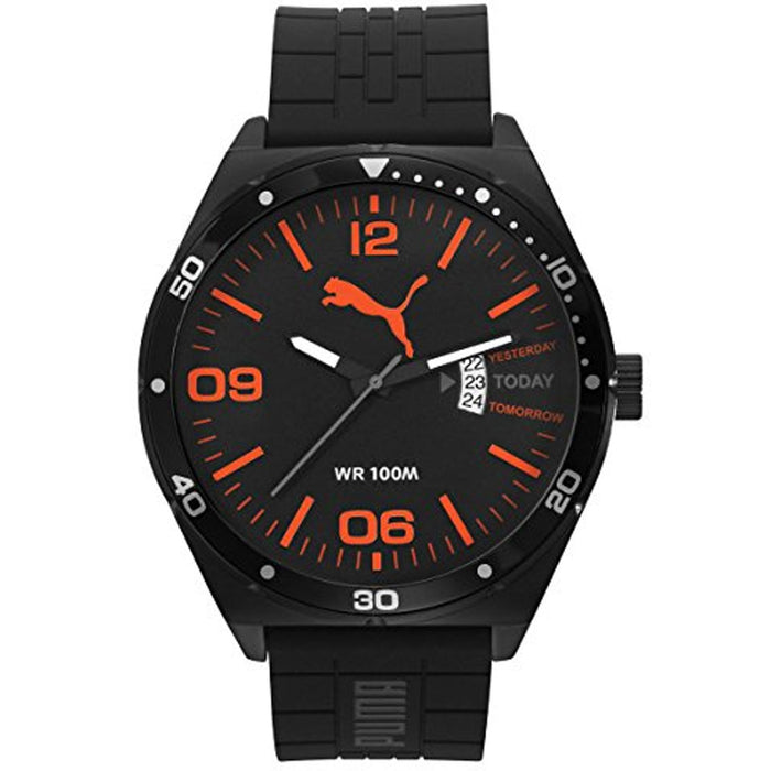 Puma Men's Classic Black Dial Watch - 104151002