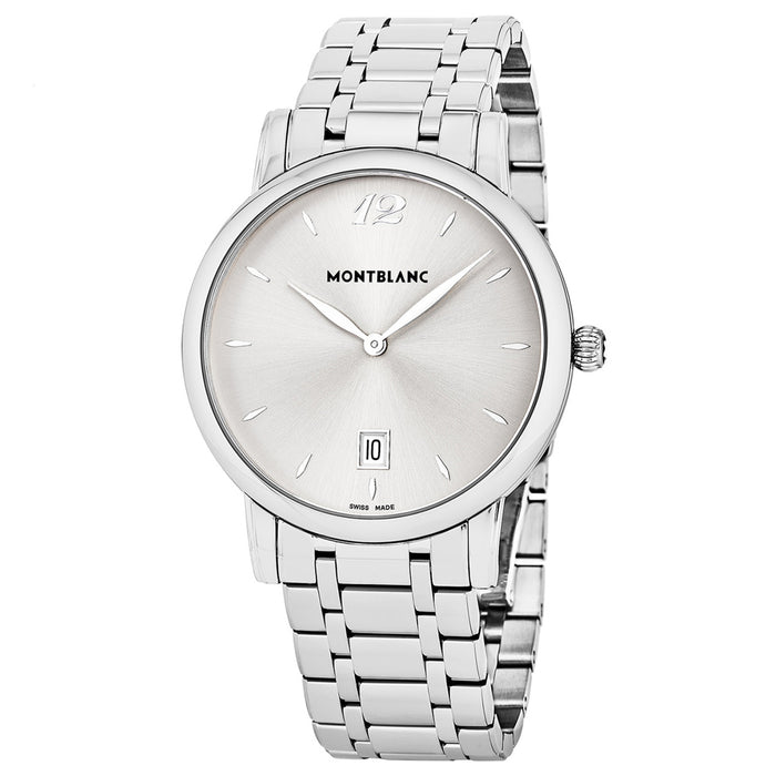 Mont Blanc Men's Star Classique Silver Dial Watch - 108768