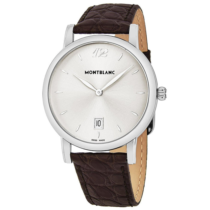 Mont Blanc Men's Star Classique Silver Dial Watch - 108770