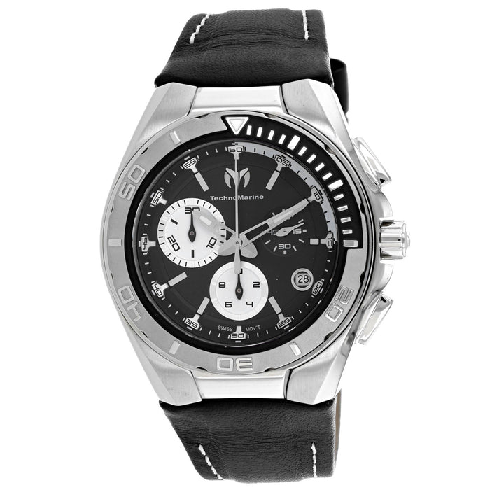 Technomarine Men's Cruise Beach Black Dial Watch - 110002L