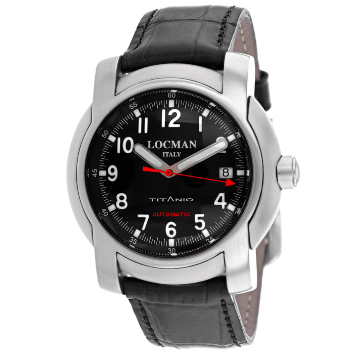 Locman Men's Classic Silver Dial Watch - 1100BK