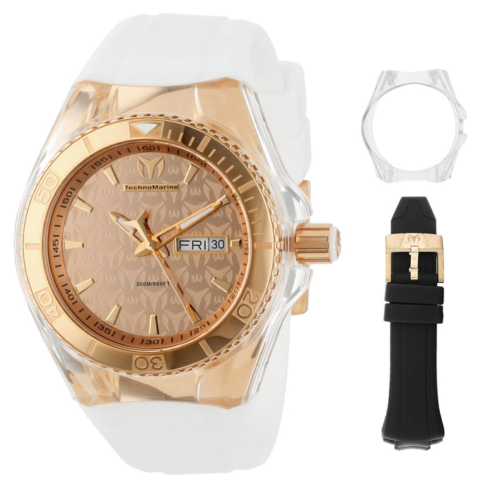 Technomarine Women's Cruise Dream Gold Dial Watch - 113004