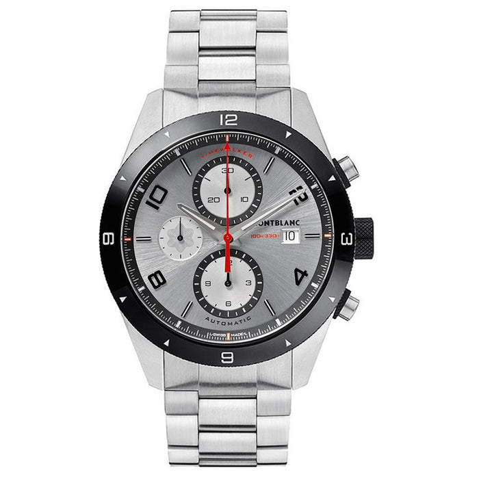 Mont Blanc Men's TimeWalker Silver Dial Watch - 116099