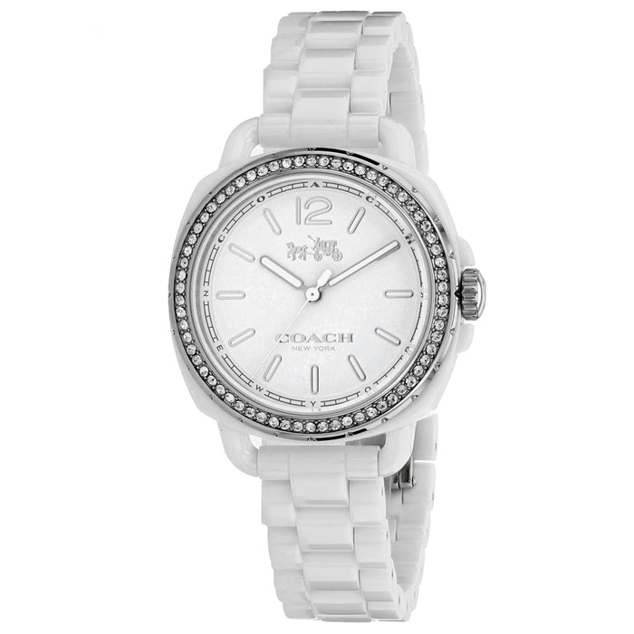 Coach Women's Tatum Ceramic White Dial Watch - 14502601