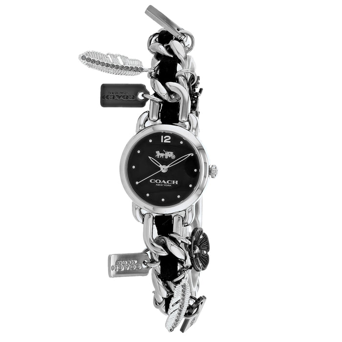 Coach Women's Delancey Black Dial Watch - 14502779