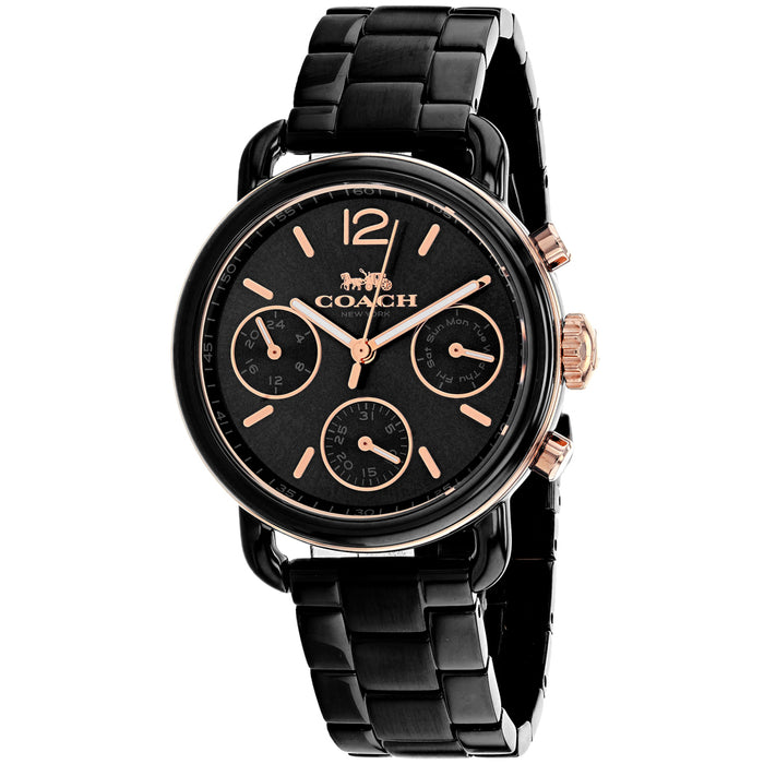 Coach Women's Delancey Black Dial Watch - 14502840