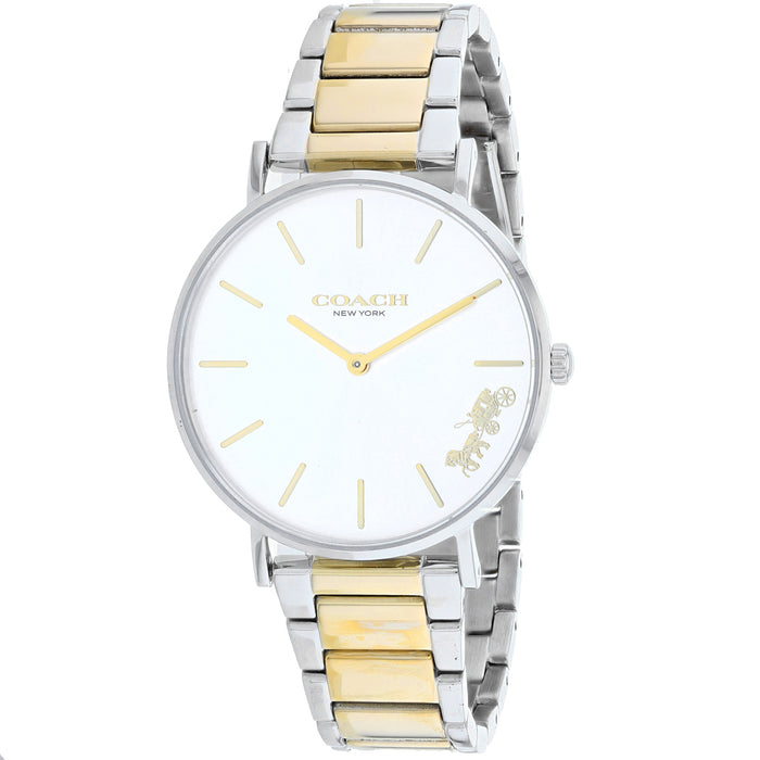 Coach Women's Perry White Dial Watch - 14503347