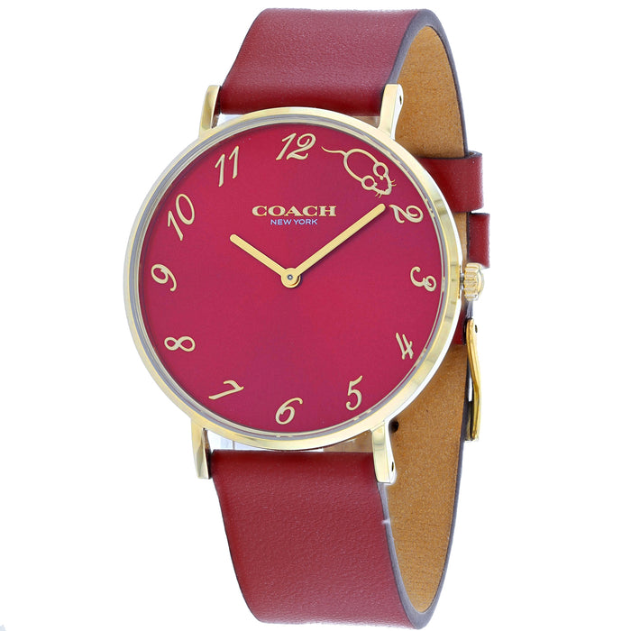 Coach Women's Perry Red Dial Watch - 14503486