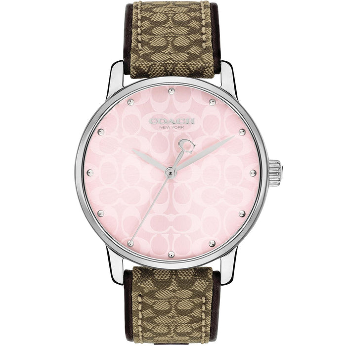 Coach Women's Grand Pink Dial Watch - 14503873