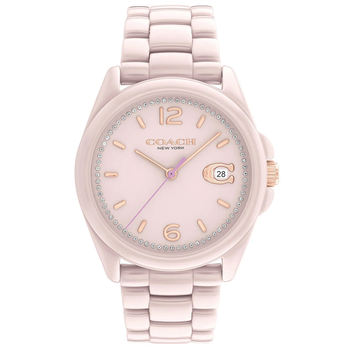 Coach Women's Greyson Pink Dial Watch - 14503926