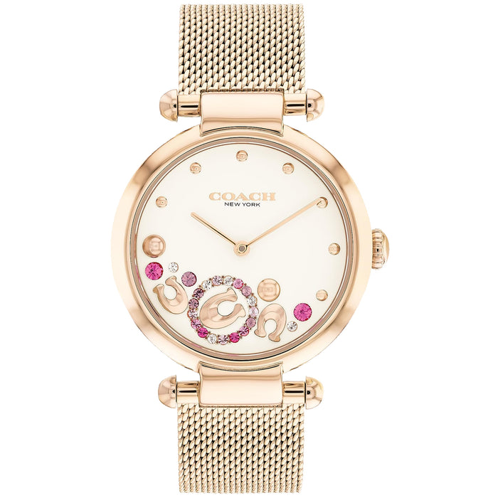Coach Women's Cary White Dial Watch - 14504004