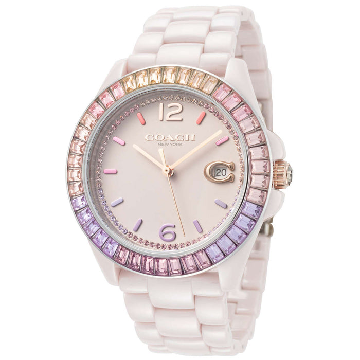 Coach Women's Greyson Pink Dial Watch - 14504020