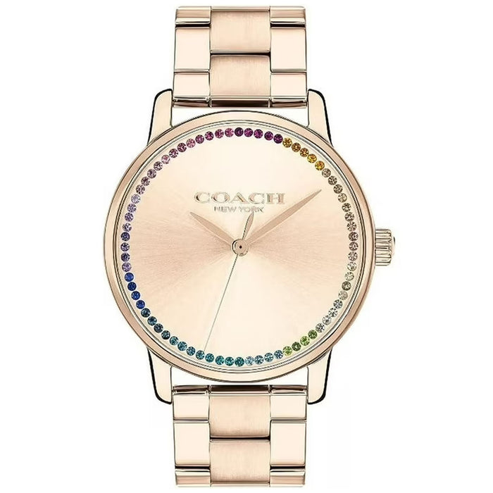 Coach Women's Grand Rose gold Dial Watch - 14504064