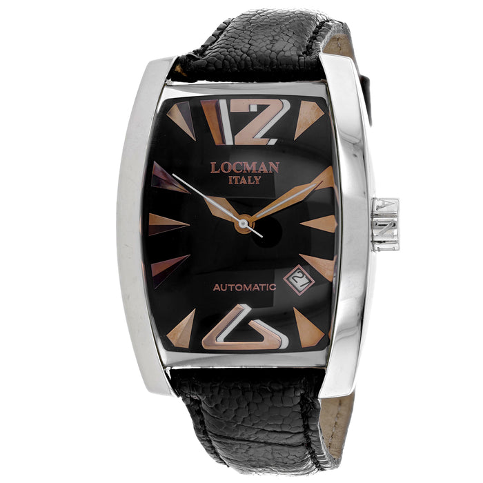 Locman Men's Classic Black Dial Watch - 150BKGN