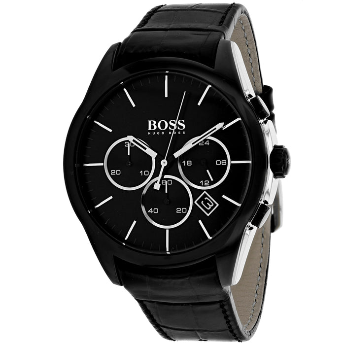Hugo Boss Men's Onyx Black Dial Watch - 1513367