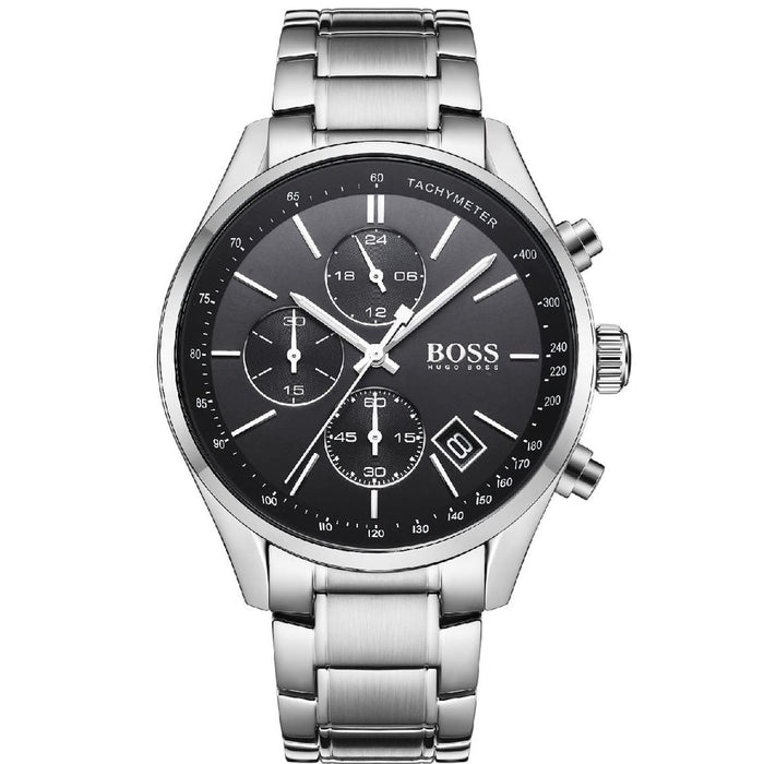 Hugo Boss Men's Grand Prix Black Dial Watch - 1513477