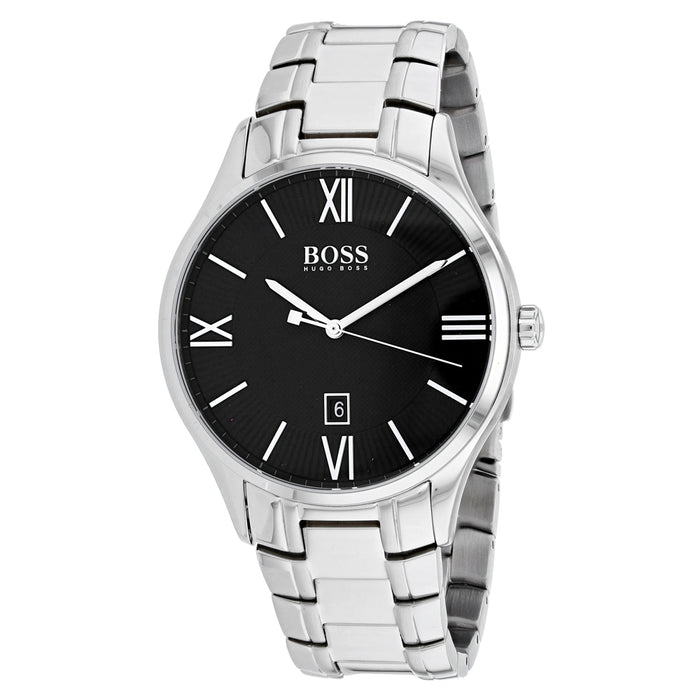 Hugo Boss Men's Governor Black Dial Watch - 1513488