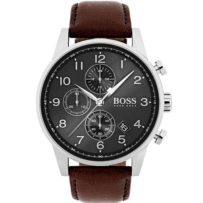 Hugo Boss Men's Grand Prix Brown Dial Watch - 1513494