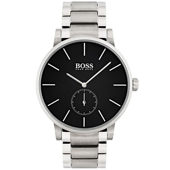 Hugo Boss Men's Grand Prix Black Dial Watch - 1513501