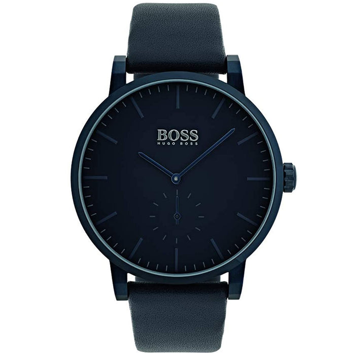 Hugo Boss Men's Essence Blue Dial Watch - 1513502