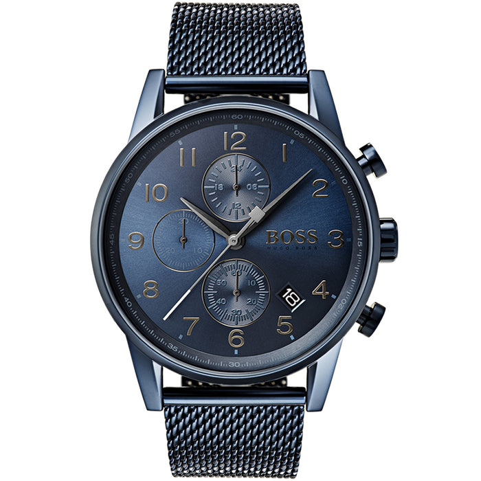 Hugo Boss Men's Navigator Blue Dial Watch - 1513538