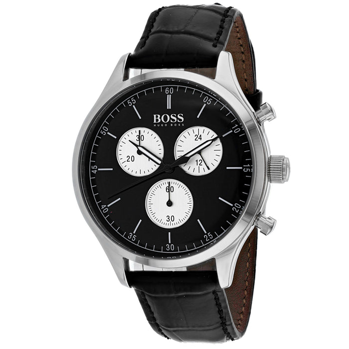 Hugo Boss Men's Companion Black Dial Watch - 1513543