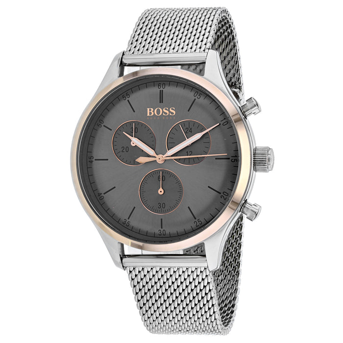 Hugo Boss Men's Companion Grey Dial Watch - 1513549