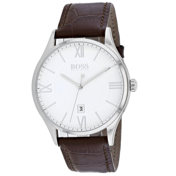 Hugo Boss Men's Governor White Dial Watch - 1513555