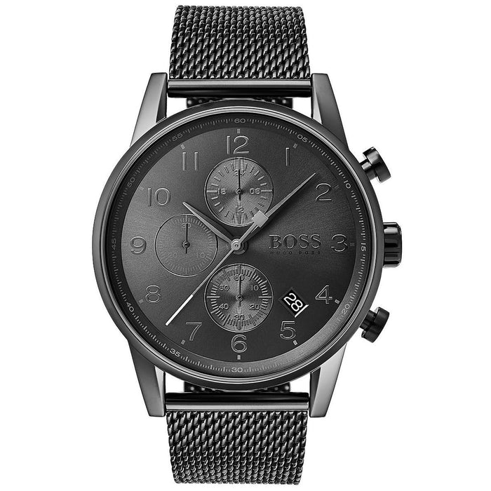 Hugo Boss Men's Navigator Black Dial Watch - 1513674