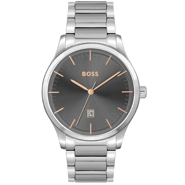 Hugo Boss Men's Reason Grey Dial Watch - 1513979