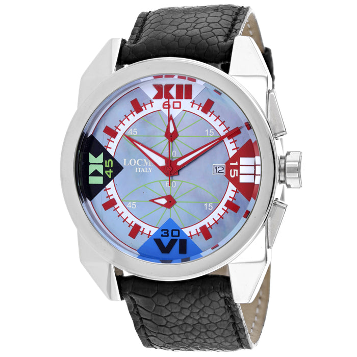 Locman Men's Classic Blue Dial Watch - 160GRAY/BKOS