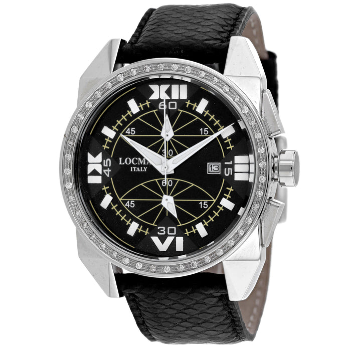 Locman Men's Cavallo Pazzo Black Dial Watch - 161MOPSKDC/SKKS