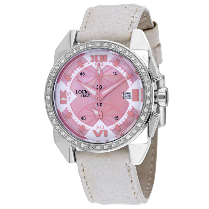 Locman Men's Cavallo Pazzo Mother of Pearl Dial Watch - 161MOPWHD/WH