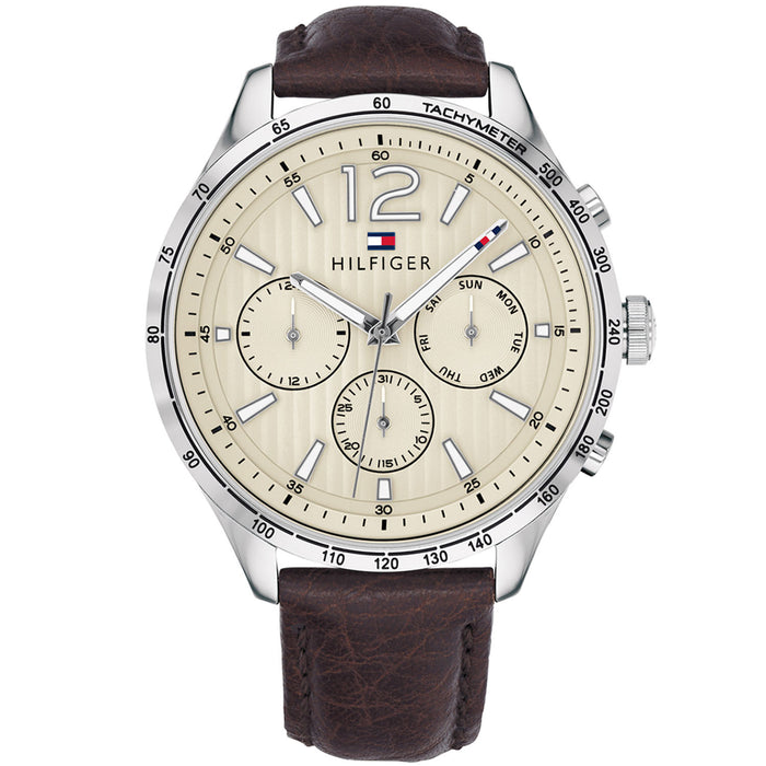Tommy Hilfiger Men's Classic Beige Dial Watch - 1791467