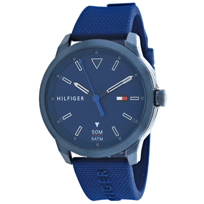 Tommy Hilfiger Men's Sneaker Blue Dial Watch - 1791621