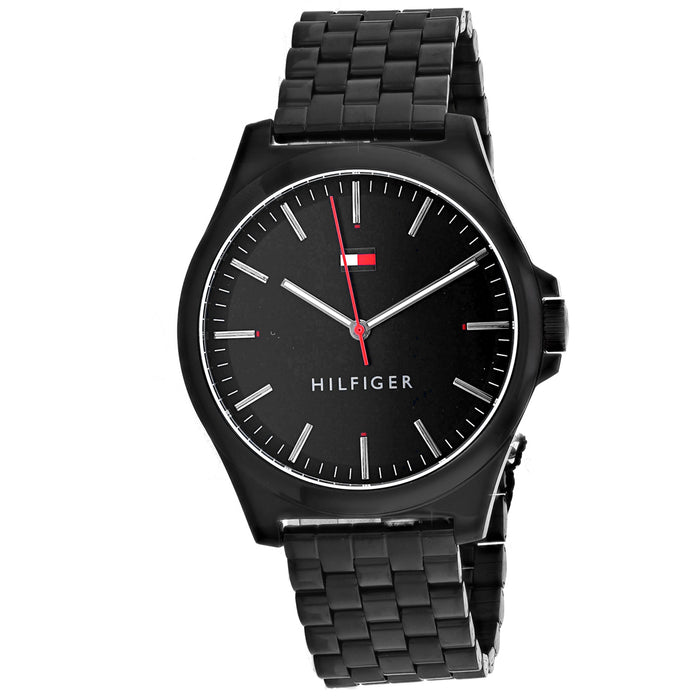 Tommy Hilfiger Men's Barclay Black Dial Watch - 1791714