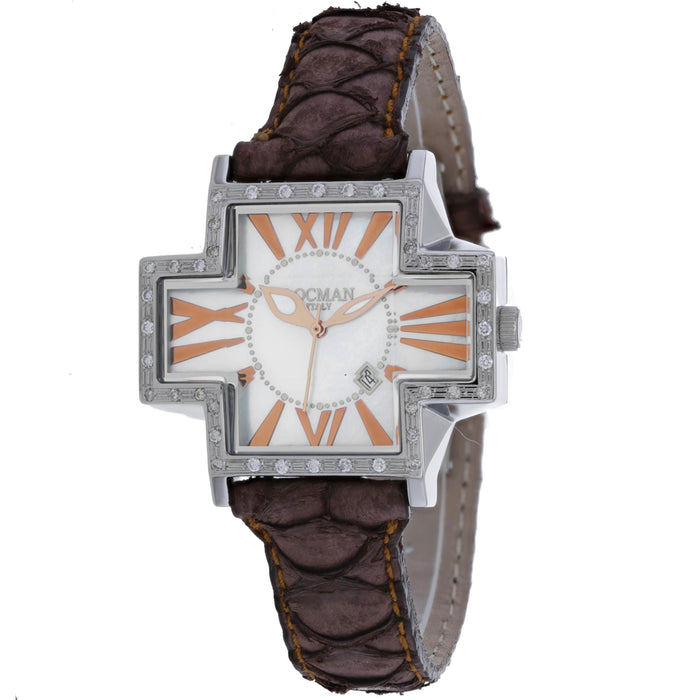 Locman Women's Italy Plus Mother of Pearl Dial Watch - 181MOPWHD