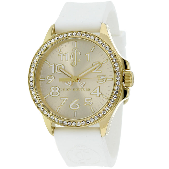 Juicy Couture Women's Jetsetter Gold tone Dial Watch - 1900966