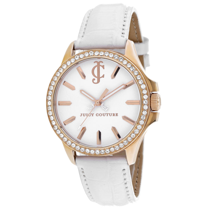 Juicy Couture Women's Jetsetter White Dial Watch - 1900968