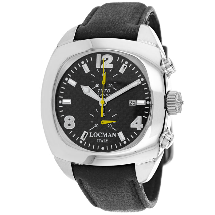 Locman Men's Classic Black Dial Watch - 197400CBSYL