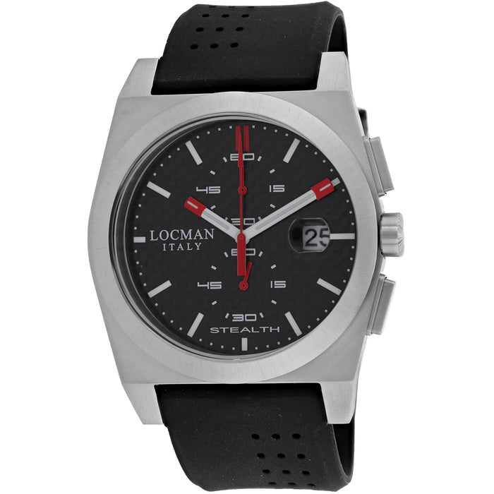 Locman Men's Stealth Black Dial Watch - 202CRBRDBK