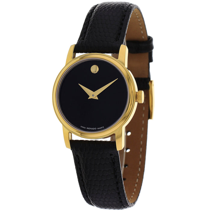 Movado Women's Classic Black Dial Watch - 2100006