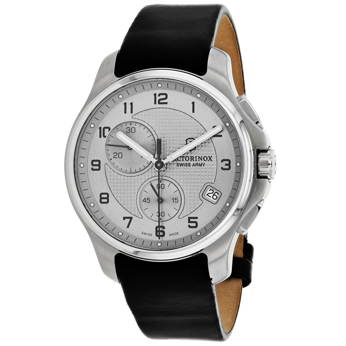 Victorynox Men's Officer's Silver Dial Watch - 241553.2