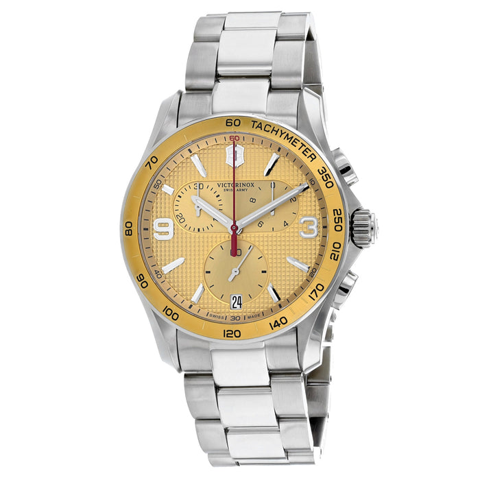 Victorynox Men's Chrono classic Gold Dial Watch - 241658