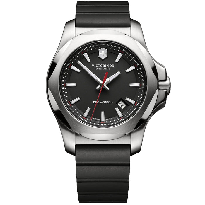 Victorinox Men's Swiss Army I.N.O.X Black Dial Watch - 241682