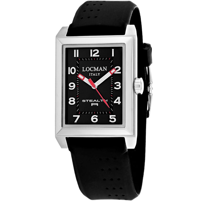 Locman Women's Stealth Black Dial Watch - 241GRY2BK