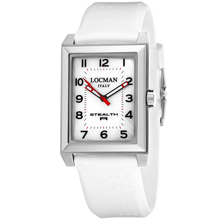 Locman Men's Classic White Dial Watch - 241MOPBK2WH