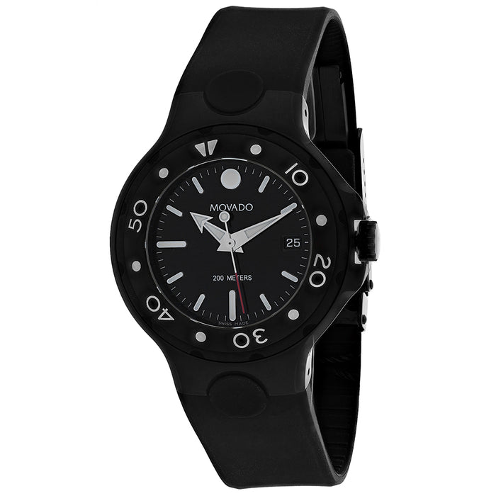 Movado Men's Series 800 Black Dial Watch - 2600045