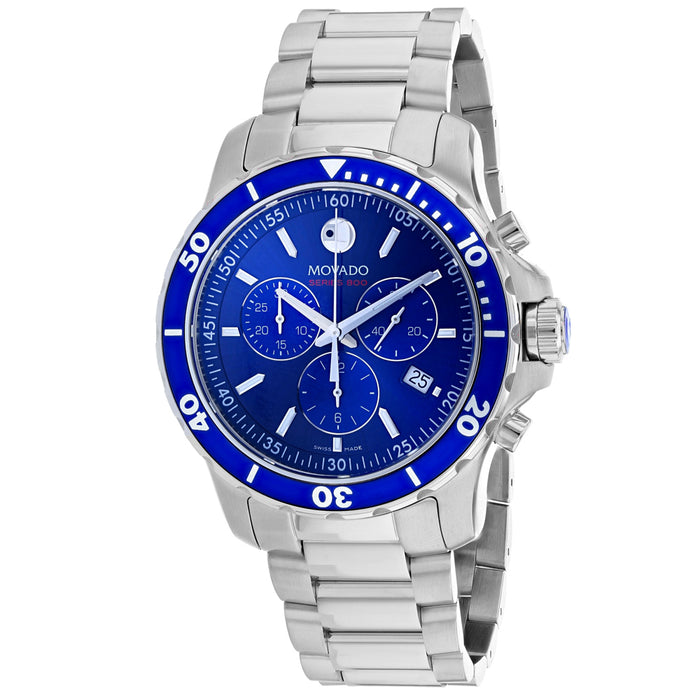 Movado Men's Series 800 Blue Dial Watch - 2600141